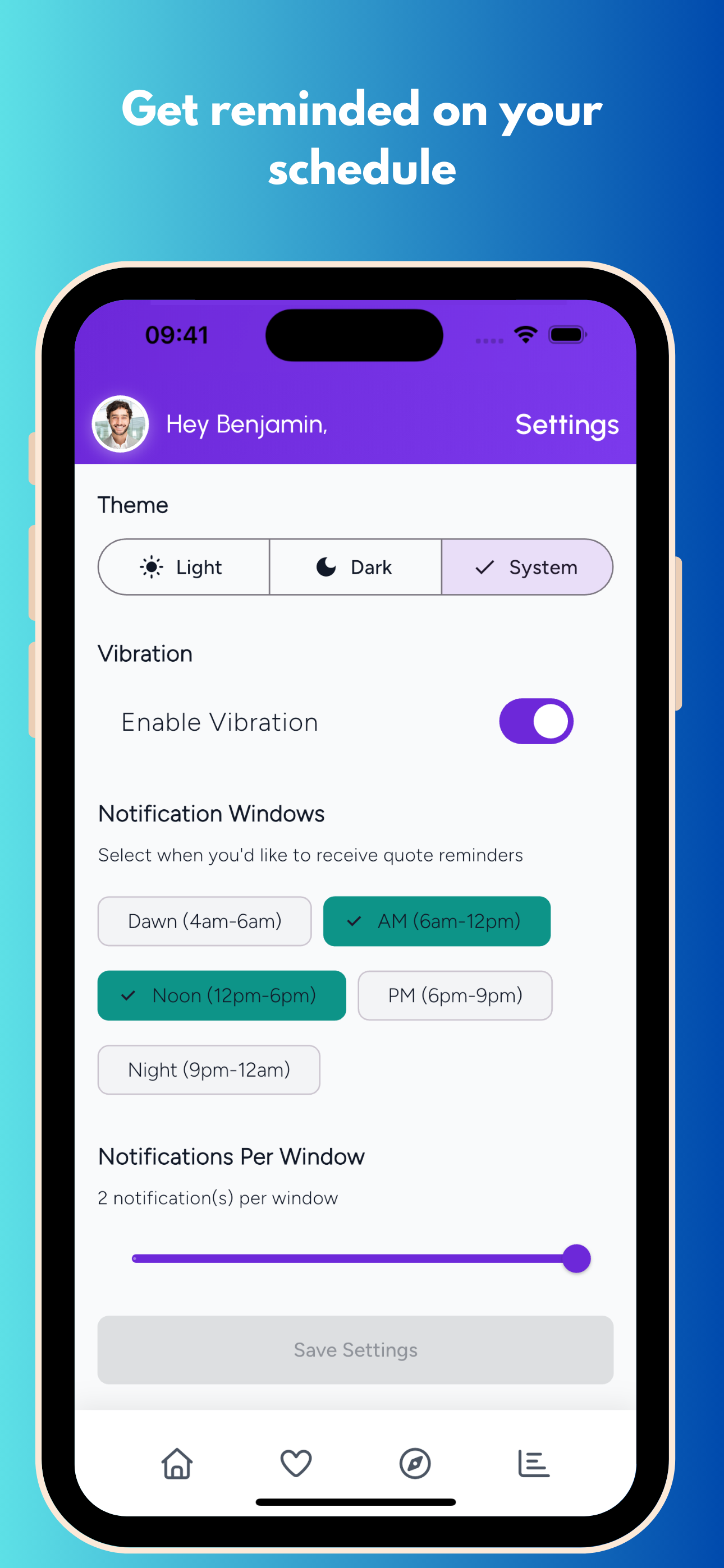 Notification Settings